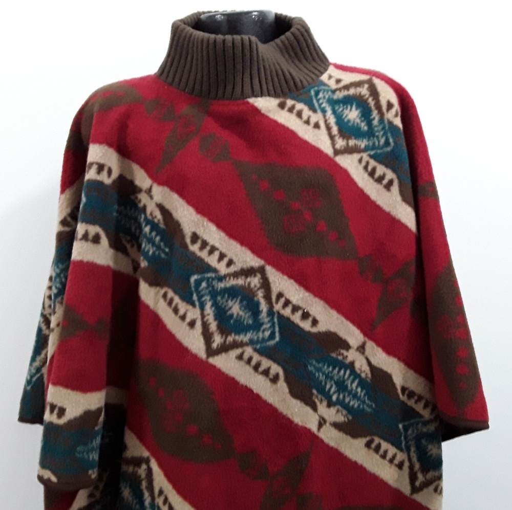 Tasha Polizzi Collection jacket Western Native American Poncho women One Size